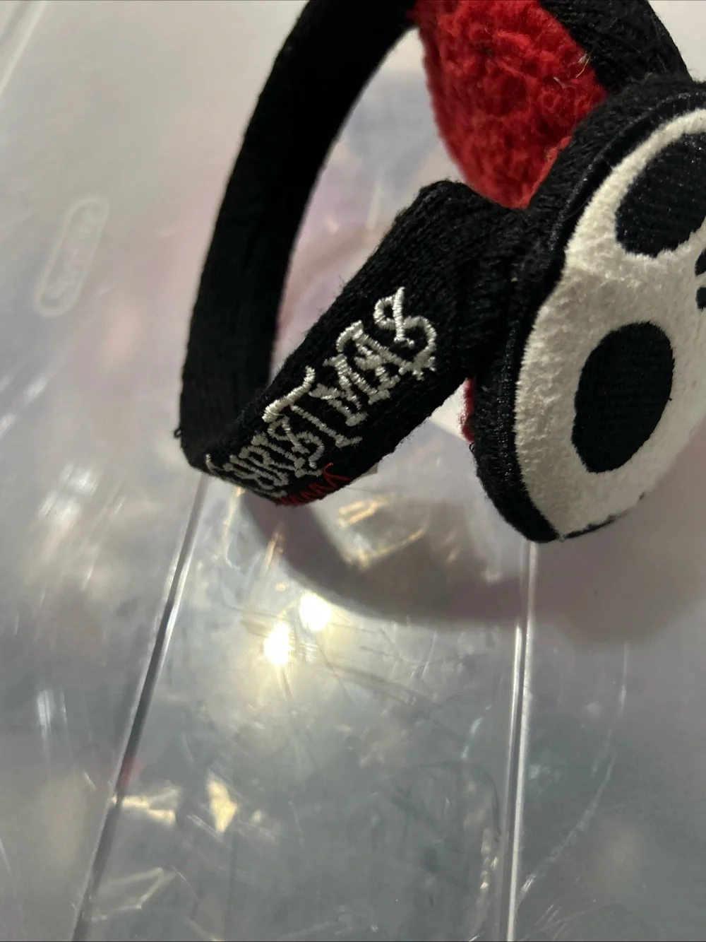 Disney Jack Skellington Ear Headband - Black, White, Red